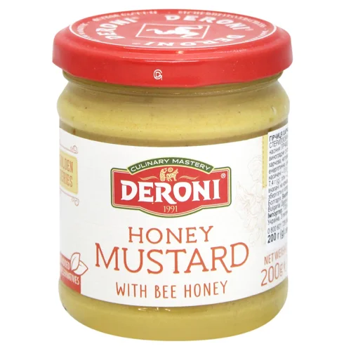 Гірчиця Deroni медова 200г