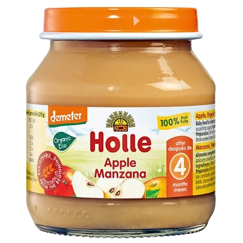 Пюре Holle яблуко 100% з 4 місяців 125г