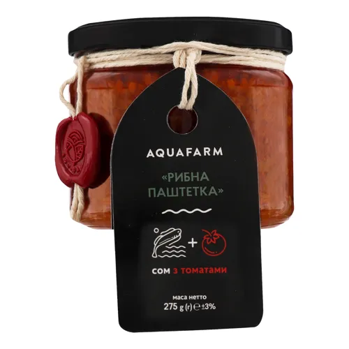 Сом з томатами Рибна паштетка Aquafarm с/б 275г