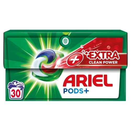 Капсули для прання Ariel Pods Extra + Сила екстраочищення 30шт