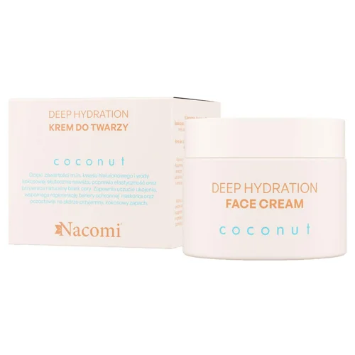 Крем для обличчя Nacomi Coconut зволожуючий 40мл
