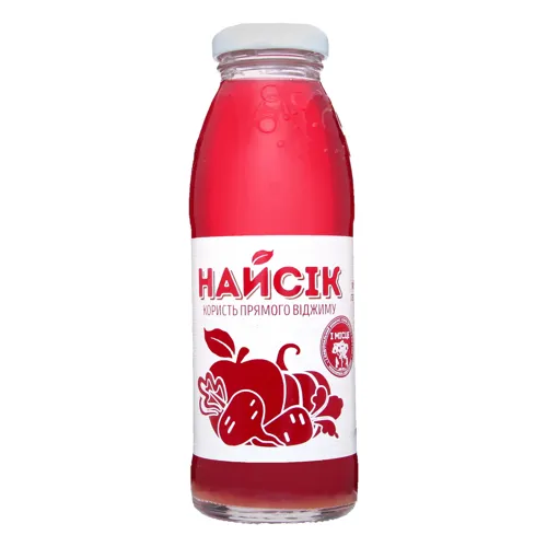 Сік неосвітлений пастеризований яблучно-овочевий Найсік