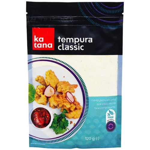 Суміш панірувальна Katana Tempura Classic без глютену 120г