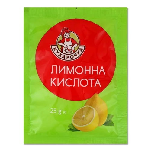 Лимонна Кислота, В/Ґ, 25 Г