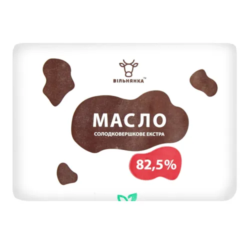 Масло 82.5% солодковершкове Екстра Вільнянка м/у 200г