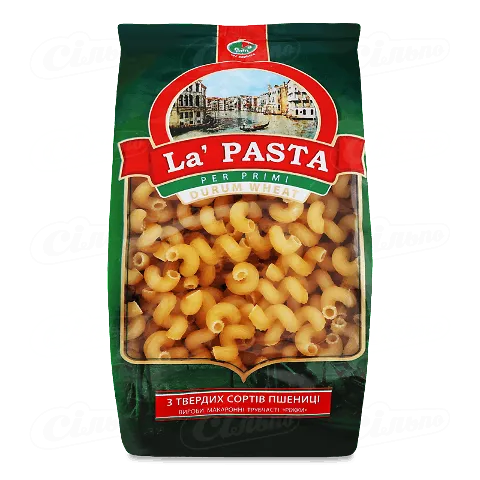 Вироби макаронні La Pasta ріжки, 400г