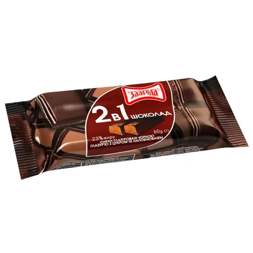 Сирок глазурований Злагода 2в1 шоколад 23% 60г