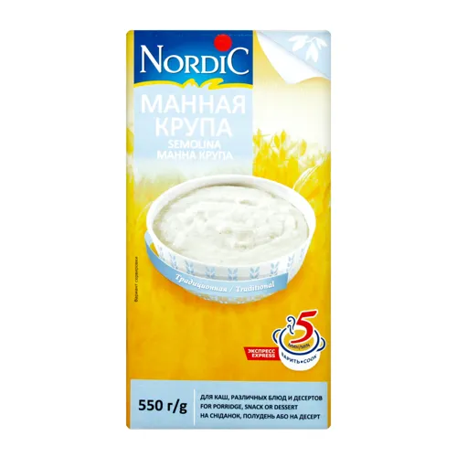 Крупа манна Nordic 550г