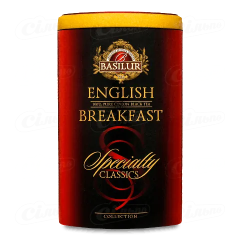 Чай чорний Basilur «Англійський сніданок» цейлонський, 100г