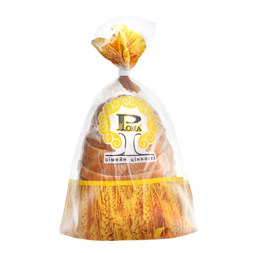 Хліб половинка в нарізці Хутірський Рома м/у 0.325кг