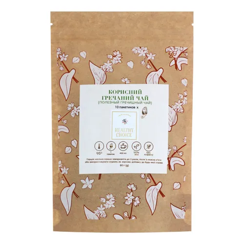 Чай гречаний гранульований Ку Цяо Healthy Choice д/п 10х5г