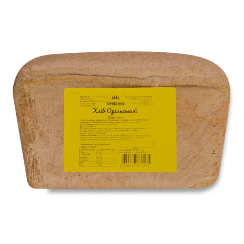 Хліб Формовий Орільський Вищого Ґатунку, 600г