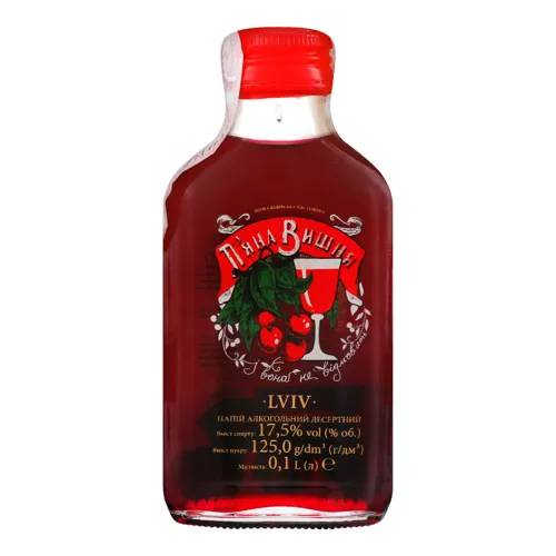 Напій алкогольний 0.1л 17.5% десертний П'яна Вишня