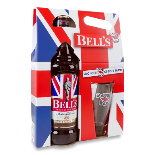 Віскі Original 40% 0.7л + Склянка Bell's 1шт