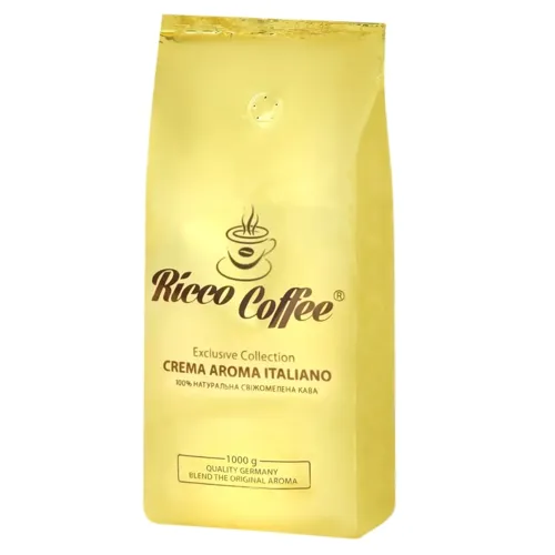 Кава Ricco Coffee Crema Aroma в зернах 1кг