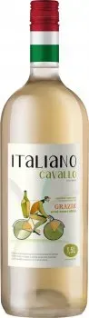 Напиток винний Italiano Cavallo GRAZIE білий полусолодкий 1.5л 8.0-8.5%