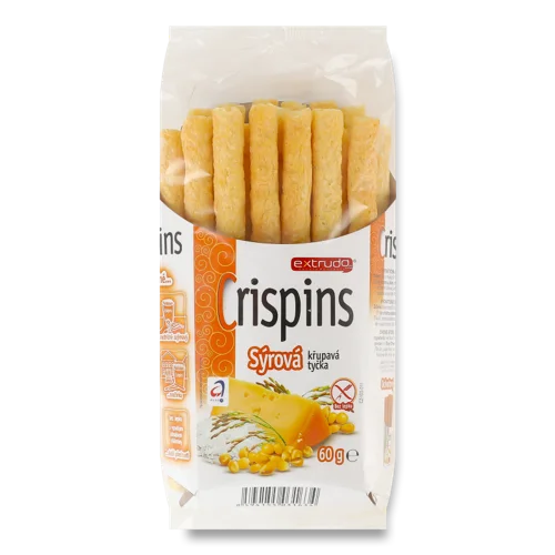 Палички Сирні Crispins Extrudo, вищого ґатунку, 60г