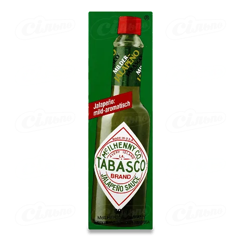 Соус Tabasco перцевий зелений, 60мл