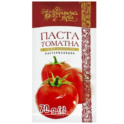 Паста томатна Українська Зірка херсонська 25% 70г