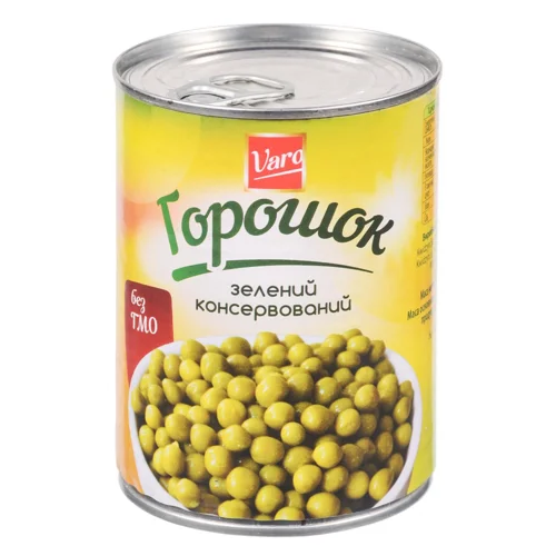 Горошок Varo зелений 400г