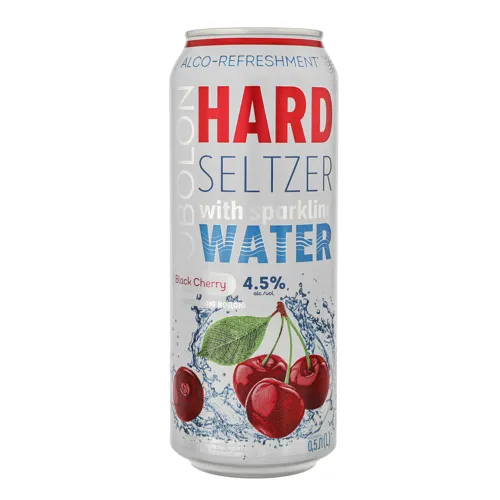 Напій слабоалкогольний 0.5л 4.5% с/газ Hard Seltzer Black Cherry Оболонь з/б