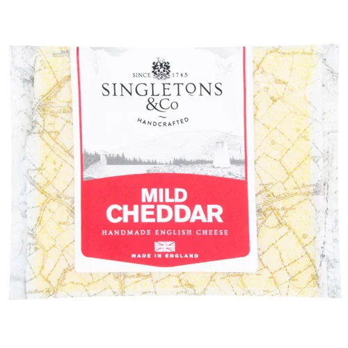 Сир Singletons&Co Чеддер молодий 3 місяці 200г