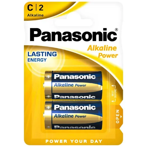 Батарейки Panasonic Alkaline Power C 2шт