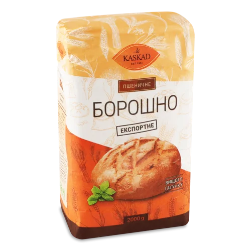 Борошно Пшеничне Вищого Ґатунку Kaskad, м/у 2 кг