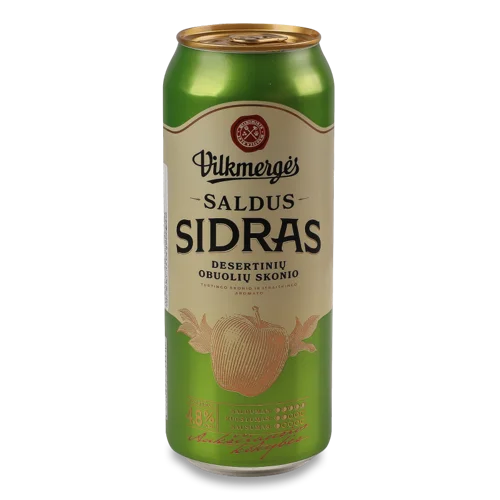 Сидр Яблучний Вищого Ґатунку, Залізна Банка, 0.5 Л