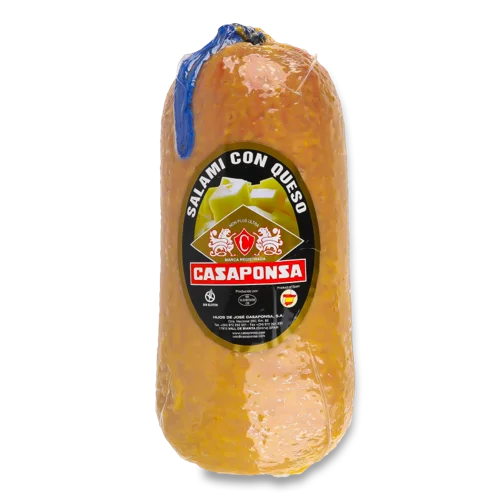 Ковбаса Сиров'ялена Вищого Ґатунку В Сирній Оболонці Salami Con Queso Casaponsa, кг