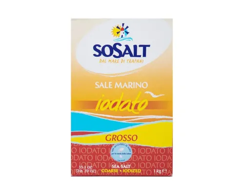 Сіль морська йодована грубого помелу, 1кг