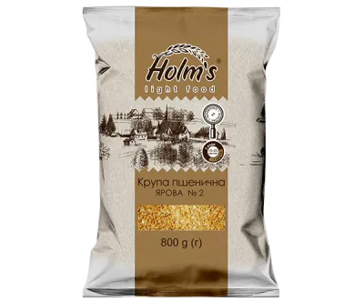 Крупа пшенична ярова №2 HOLM'S light food 800 г