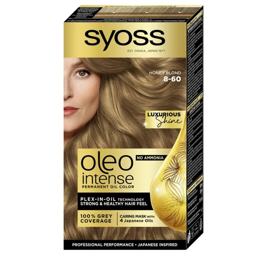 Фарба для волосся Syoss Oleo Intense 6-60 Медовий блонд