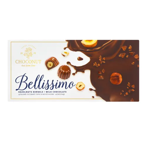 Цукерки шоколадні Bellissimo Choconut к/у 90г