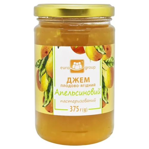 Джем Eurogroup апельсиновий 375г