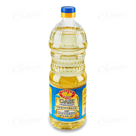 Олія соняшникова Chuguiv Extra Для смаження, 1л