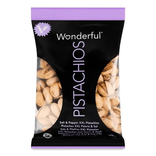 Фісташки Wonderful Pistachios солоні з перцем 125г