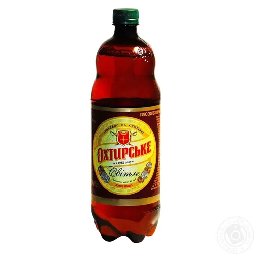 Пиво Охтирське світле 4,4% 1л