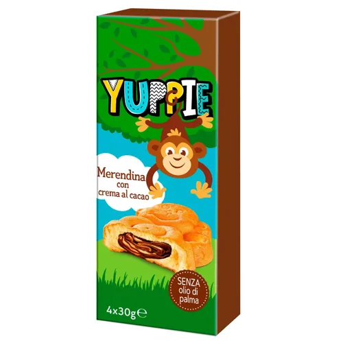 Бісквіт Yuppie з начинкою какао 120г