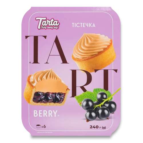 Тістечка Tart Berry Tarta В/К, 240г
