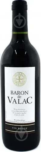 Вино червоне сухе "Baron de Valac" 0,75л