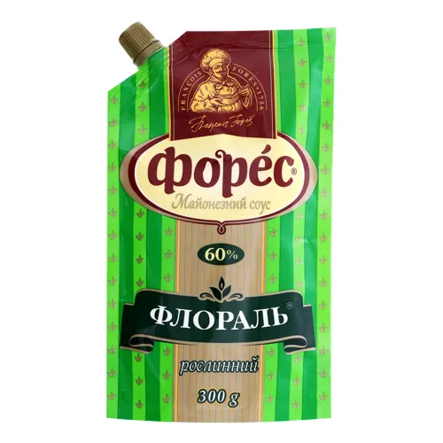 Соус майонезний 60% Флораль Форес д/п 300г