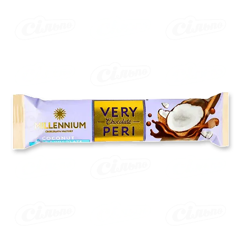 Шоколад молочний Millenium Very Peri з кокосом 34г
