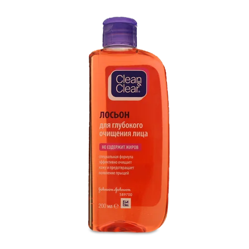 Лосьйон Для Глибокого Очищення Обличчя Clean&Clear, 200мл