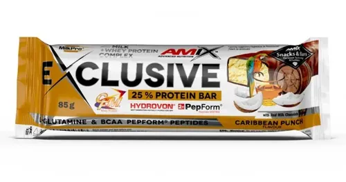 Батончик Amix Nutrition Exclusive Protein Bar карибський пунш, 85г 1/12