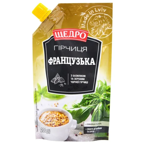Гірчиця Щедро Французька 200г