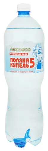Вода Поляна Купель газована лікувально-столова 1,5л