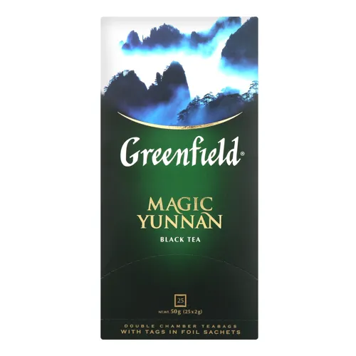 Чай чорний китайський байховий дрібний Magic Yunnan Greenfield