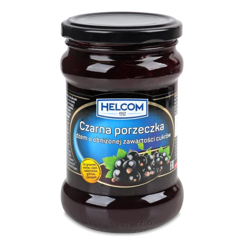 Джем Чорної Смородини З Зниженим Вмістом Цукру, c/б 320г