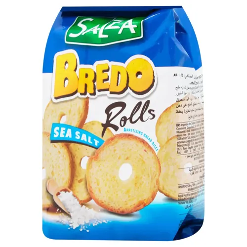 Сухарики Salza Bredo Rolls з морською сіллю 70г х12